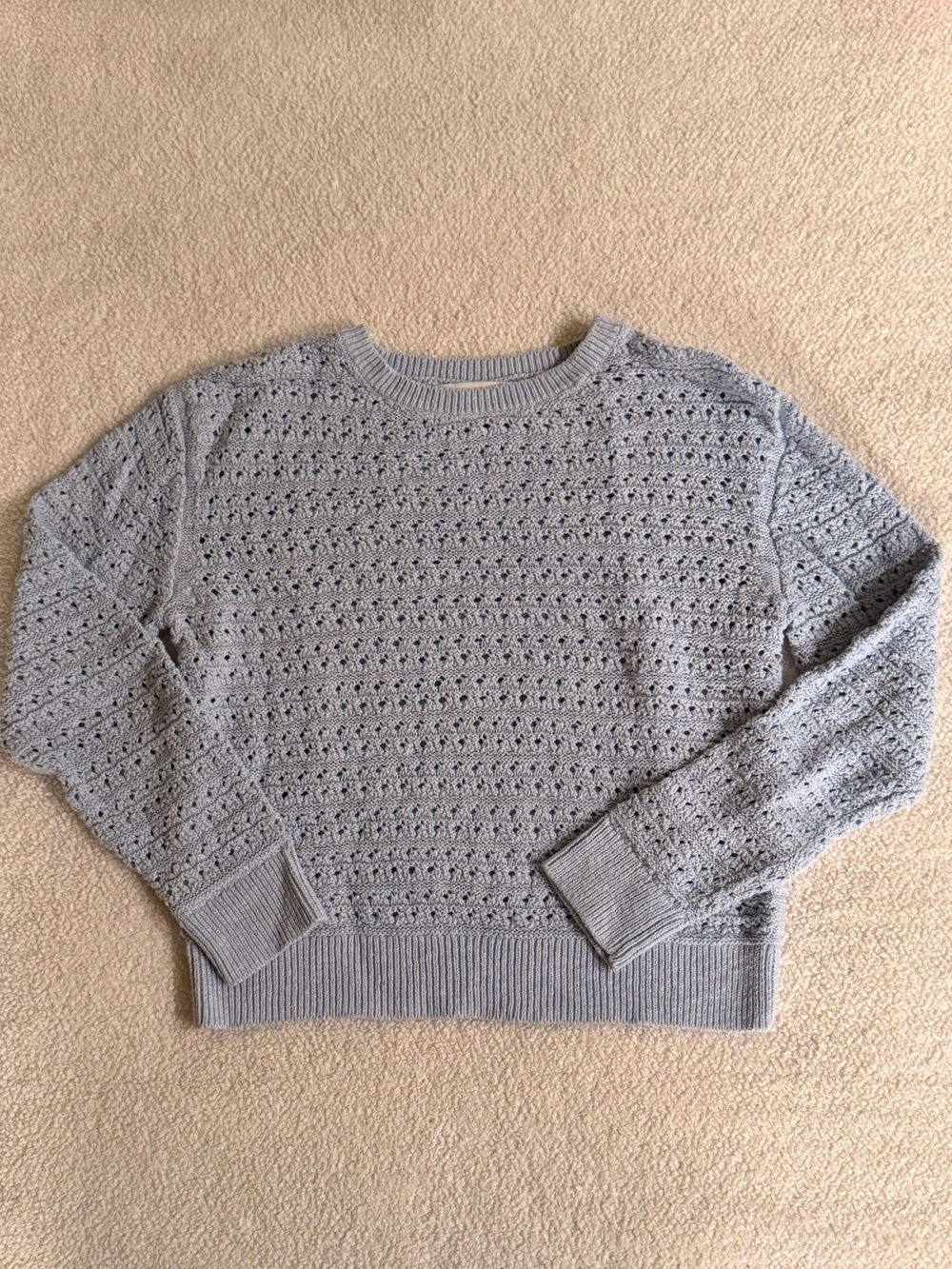 Cotton and Linen Blue Banana Republic Sweater